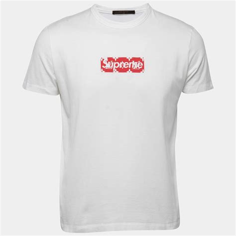 supreme box louis vuitton tshirt chiara|louis vuitton box logo tee white.